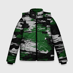 Зимняя куртка для мальчика Green Paint Splash