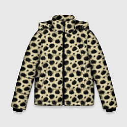 Куртка зимняя для мальчика Шкура Леопарда Leopard, цвет: 3D-черный