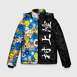 Зимняя куртка для мальчика Такаси Мураками Иероглифами