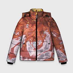 Куртка зимняя для мальчика Коллекция Journey Обжигающее солнце 396-134-1, цвет: 3D-светло-серый