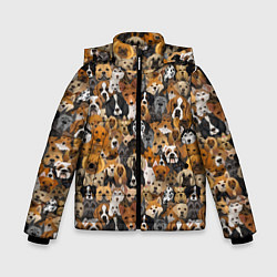 Зимняя куртка для мальчика Собаки Разные Породы