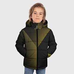 Куртка зимняя для мальчика Градиентные полосы, цвет: 3D-красный — фото 2