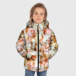 Куртка зимняя для мальчика Салат Оливье Новогодняя Оливьешка, цвет: 3D-красный — фото 2