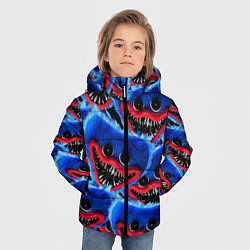 Куртка зимняя для мальчика УЖАСНОЕ ЛИЦО ХАГГИ ВАГГИ, цвет: 3D-красный — фото 2