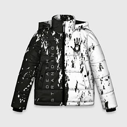 Зимняя куртка для мальчика Death Stranding Black & White