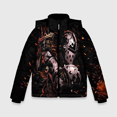 Зимняя куртка для мальчика Darkest Dungeon Fish and Bones / 3D-Светло-серый – фото 1
