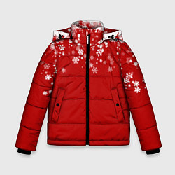 Зимняя куртка для мальчика Рождественские снежинки
