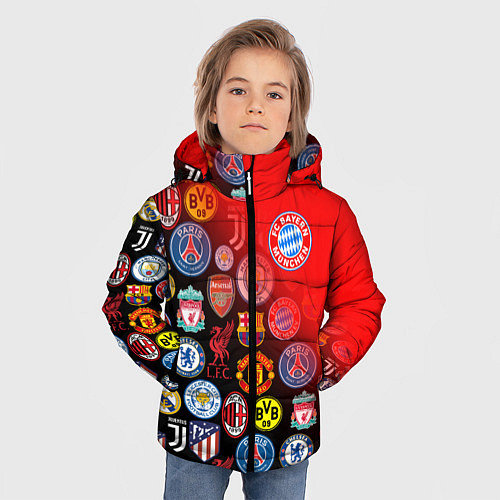 Зимняя куртка для мальчика BAYERN MUNCHEN BEST FC SPORT / 3D-Черный – фото 3