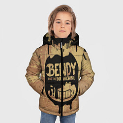 Куртка зимняя для мальчика ЧЕРНЫЙ БЕНДИ BENDY AND THE INK MACHINE, цвет: 3D-красный — фото 2