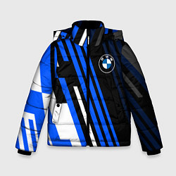 Зимняя куртка для мальчика БМВ BMW СИНИИ ЛИНИИ