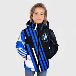 Куртка зимняя для мальчика БМВ BMW СИНИИ ЛИНИИ, цвет: 3D-красный — фото 2