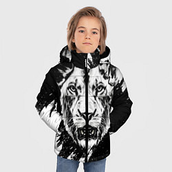 Куртка зимняя для мальчика ТигрTiger, цвет: 3D-красный — фото 2