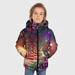 Куртка зимняя для мальчика Рождественские тайны, цвет: 3D-красный — фото 2