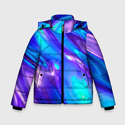Куртка зимняя для мальчика Neon Holographic, цвет: 3D-черный