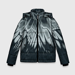 Куртка зимняя для мальчика Серый - коллекция Лучи - Хуф и Ся, цвет: 3D-черный