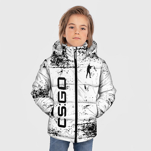 Зимняя куртка для мальчика Кс го : cs go / 3D-Черный – фото 3