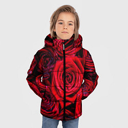 Куртка зимняя для мальчика Вечернее вдохновение Любви, цвет: 3D-черный — фото 2
