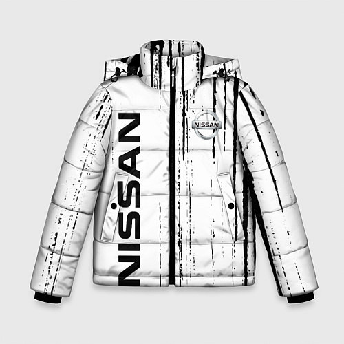 Зимняя куртка для мальчика Nissan ниссан, / 3D-Светло-серый – фото 1
