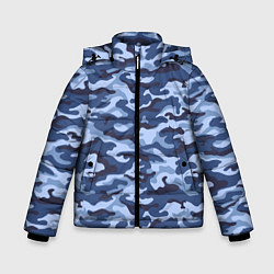 Зимняя куртка для мальчика Синий Камуфляж Camouflage