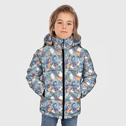 Куртка зимняя для мальчика 100 Франков банкноты, цвет: 3D-черный — фото 2