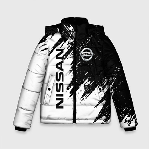 Зимняя куртка для мальчика Nissan xtrail / 3D-Светло-серый – фото 1