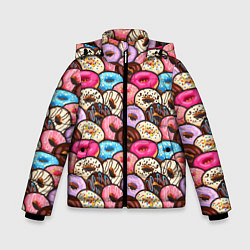 Куртка зимняя для мальчика Sweet donuts, цвет: 3D-светло-серый