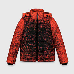 Куртка зимняя для мальчика Распространение Вируса, цвет: 3D-красный