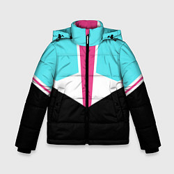 Куртка зимняя для мальчика Ретро 90-х, цвет: 3D-черный