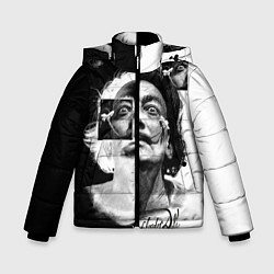 Куртка зимняя для мальчика Salvador Dali - Сальвадор Дали, цвет: 3D-черный