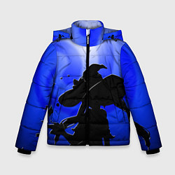 Куртка зимняя для мальчика МОНА АСТРОЛОГ MONA ГЕНШИН ИМПАКТ, цвет: 3D-светло-серый