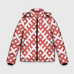 Зимняя куртка для мальчика Славянский орнамент этнический узор