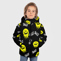 Куртка зимняя для мальчика SMILE smile граффити, цвет: 3D-черный — фото 2