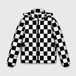 Зимняя куртка для мальчика Chess Squares Cubes