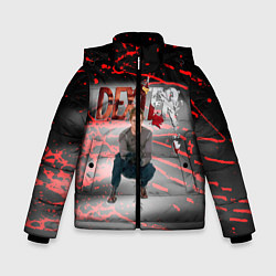 Куртка зимняя для мальчика Декстер Новая Кровь сериал супер, цвет: 3D-светло-серый