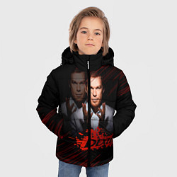 Куртка зимняя для мальчика Декстер Новая Кровь Класс, супер сериал, цвет: 3D-красный — фото 2
