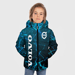 Куртка зимняя для мальчика Volvo Geometry, цвет: 3D-светло-серый — фото 2