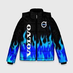 Зимняя куртка для мальчика Volvo размытый огонь
