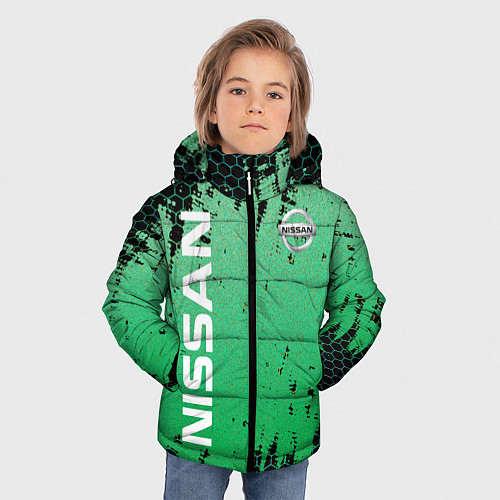 Зимняя куртка для мальчика NISSAN супер NISSAN / 3D-Черный – фото 3