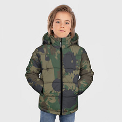Куртка зимняя для мальчика Камуфляж брызги красок, цвет: 3D-красный — фото 2