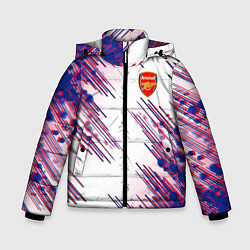 Куртка зимняя для мальчика Arsenal mikel arteta, цвет: 3D-красный