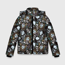Куртка зимняя для мальчика Мёртвые, цвет: 3D-черный