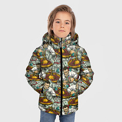 Куртка зимняя для мальчика Джекпот в Казино, цвет: 3D-светло-серый — фото 2