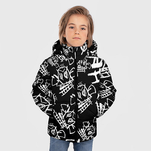 Зимняя куртка для мальчика JINX PATTERN ДЖИНКС / 3D-Черный – фото 3