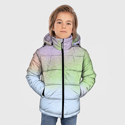 Куртка зимняя для мальчика Акварельный принт, цвет: 3D-красный — фото 2