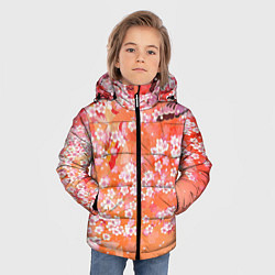 Куртка зимняя для мальчика Весенняя волна, цвет: 3D-черный — фото 2