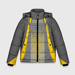 Куртка зимняя для мальчика Для спортивного удовольствия, цвет: 3D-черный
