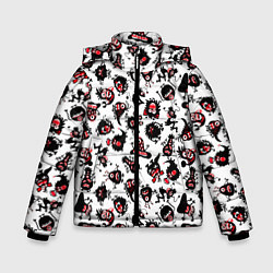 Куртка зимняя для мальчика Монстрики мини, цвет: 3D-черный