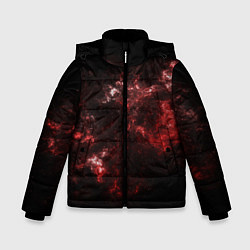 Зимняя куртка для мальчика Красный космос Red space