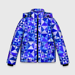 Зимняя куртка для мальчика Камуфляж спортивный Призма - Лагуна