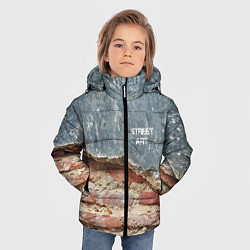 Куртка зимняя для мальчика Street art Wall, цвет: 3D-красный — фото 2